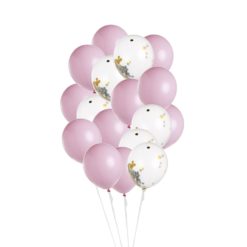 Ballons-anniversaire-Rose-Blanc-Or