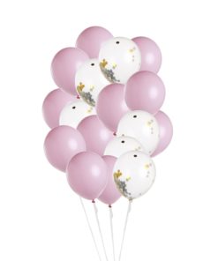 Ballons-anniversaire-Rose-Blanc-Or